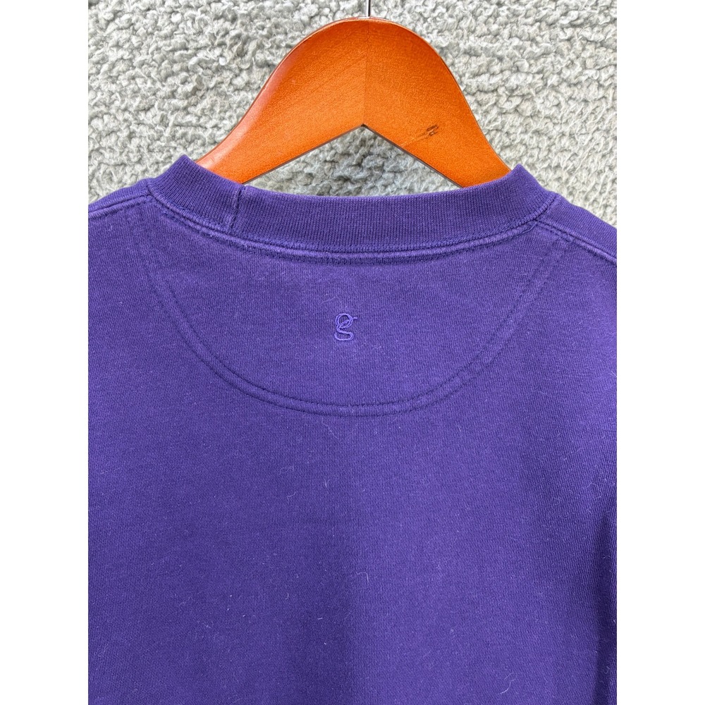 Gear NYU New York University Crewneck Sweatshirt Mens S Purple Collegiate Prep - Picture 10 of 11